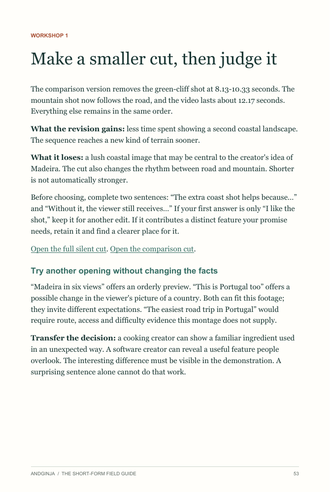 English workshop sample, page 53